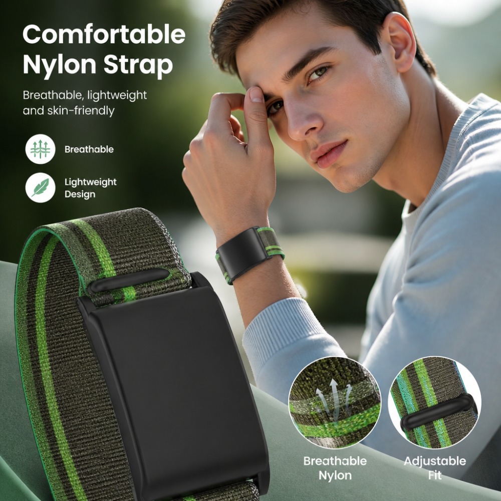 Sport Loop Velcro - WHOOP 4.0用 ナイロンループストラップ フックループ ベルクロ スポーツ交換用リストバンド