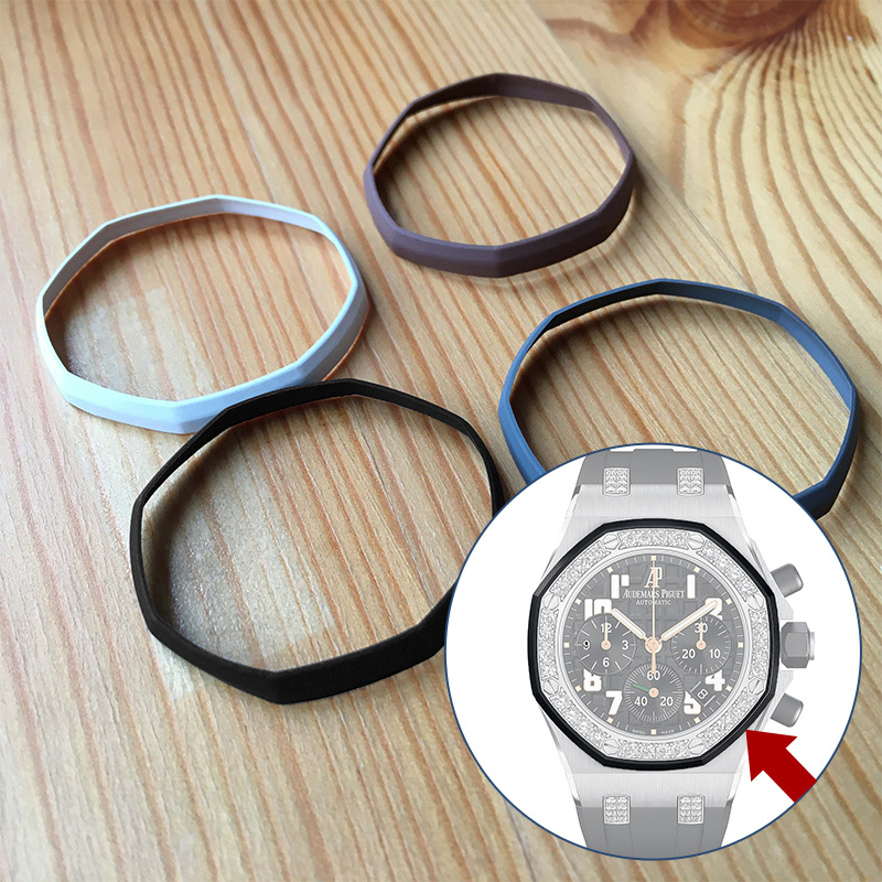Audemars Piguet Watch Royal Oak Offshore - ラップデターズピプエット用ラバーリング、ロイヤルオークの彫り取り、自動ウォッチインサート、37mm、26048