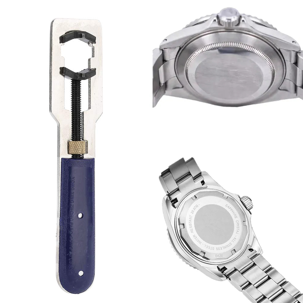 Cartier Watch Tank - 14-35 ミリメートル調整可能な金属時計裏蓋オープナーレンチリアケースリムーバー裏蓋削除ツール時計屋時計修理ツール