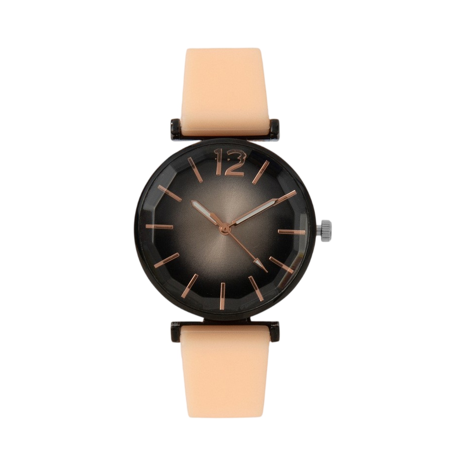 ファッションレディース腕時計スポーツシンプルなブラックダイヤ - Silicone Band Women のレビューと価格