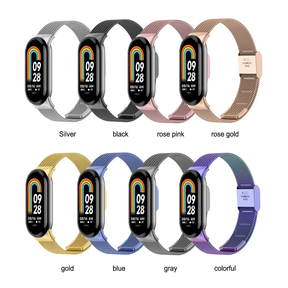 メタルメッシュステンレス鋼ストラップ Xiaomi Mi B - Mesh Strap Metal のレビューと価格
