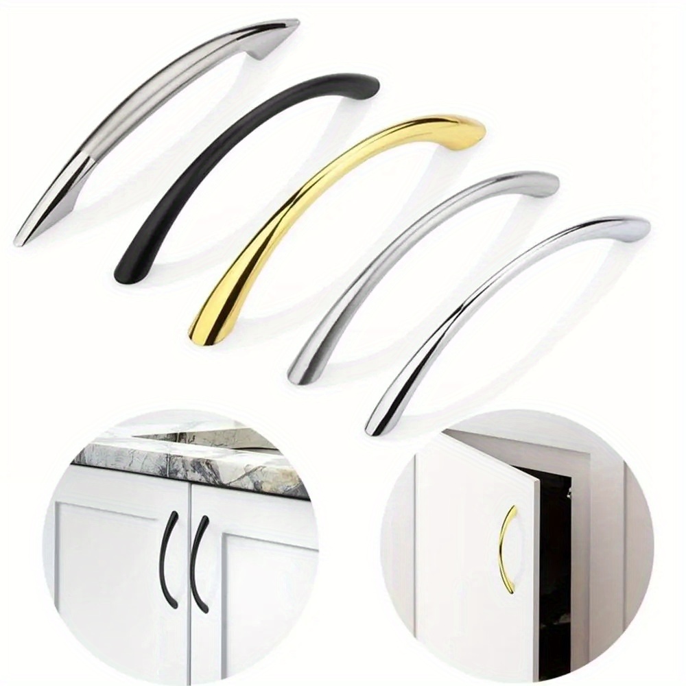 10 個亜鉛合金湾曲ハンドル家具ハードウェア家具ハンドル多機 - Curved Spring Bar のレビューと価格