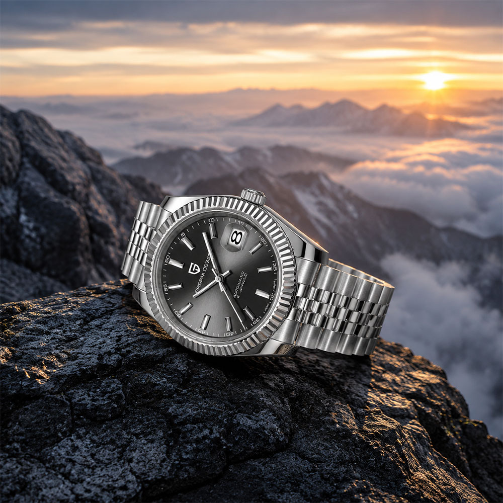 トップブランドパガーニデザイン男性機械式時計ステンレス鋼男性 - Rolex Watch Datejust のレビューと価格