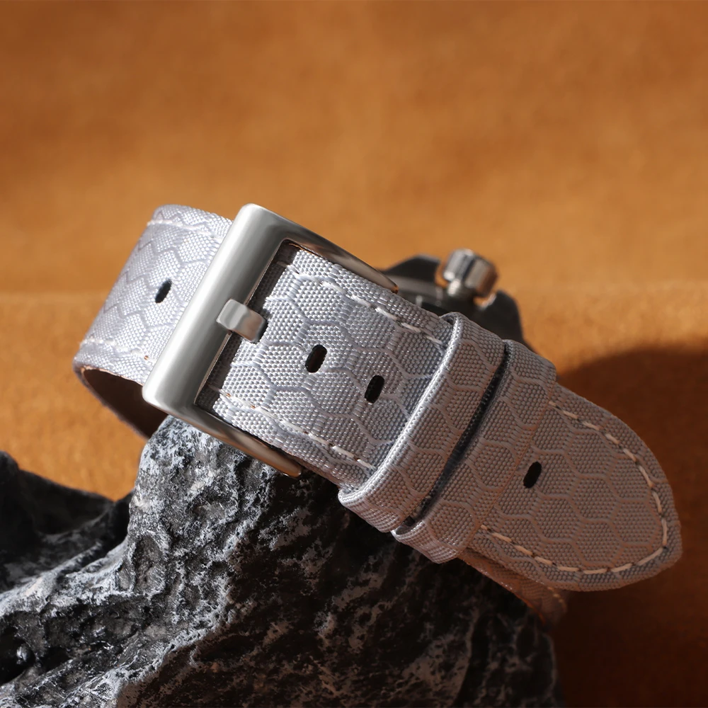 20 ミリメートル 22 ミリメートル滑らかな本物のナイロン - Perlon Strap Woven のレビューと価格