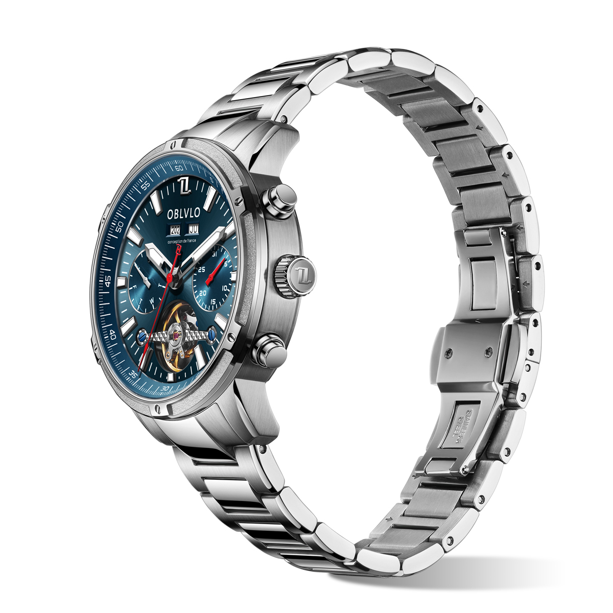 Oblvlo-メカニカル自動巻き時計,発光,ステンレススチー - Cartier Watch Tank のレビューと価格