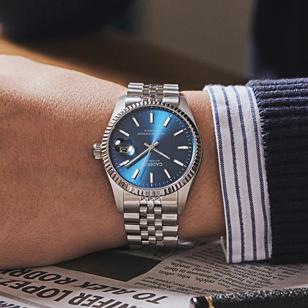 CADISEN 男性機械式時計トップブランドの高級自動腕時計 - Rolex Watch Datejust のレビューと価格
