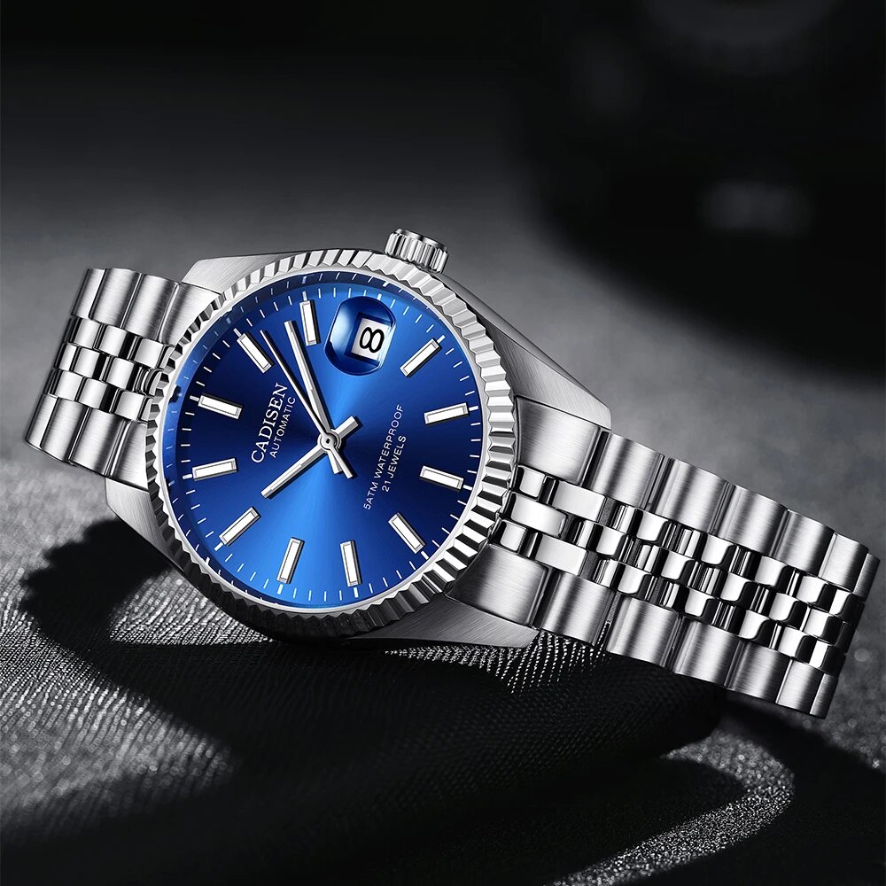 CADISEN 男性機械式時計トップブランドの高級自動腕時計 - Rolex Watch Datejust のレビューと価格