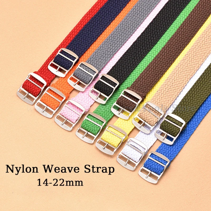 ナイロン織り時計ストラップ Perlon 時計バンドリストバ - Perlon Strap Woven のレビューと価格