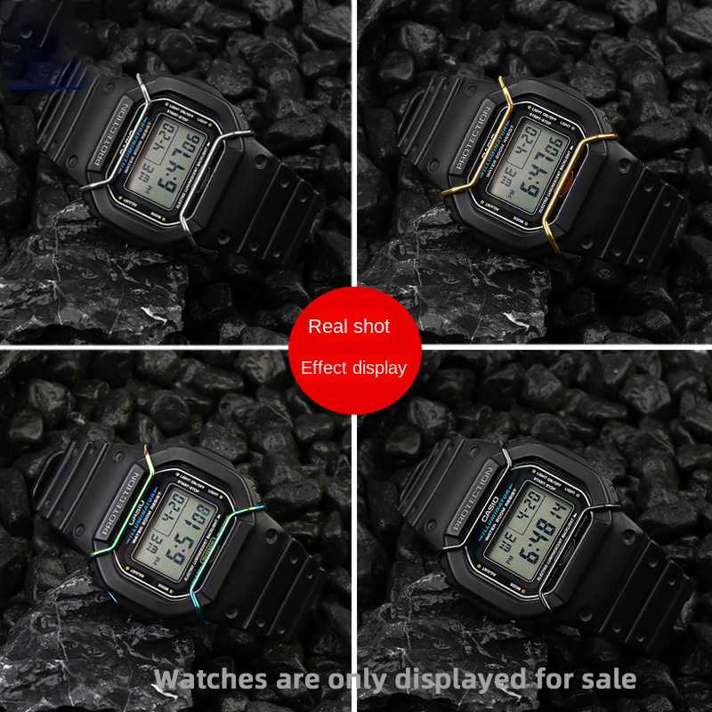 カシオ用耐衝撃時計ケース,gショック,金属,衝突防止,dw5 - Casio Watch G-Shock Dw-5600 のレビューと価格