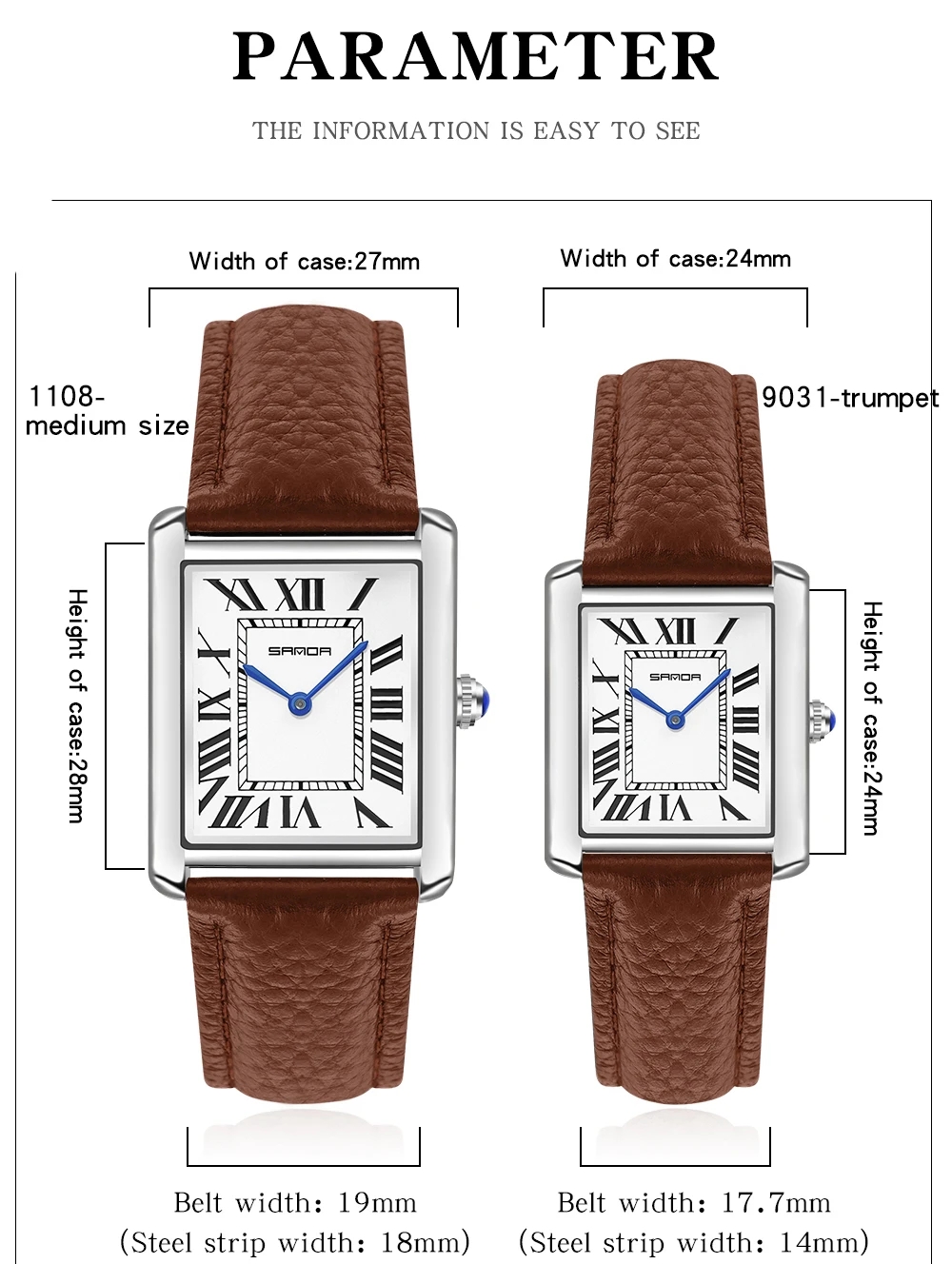 男性と女性のための長方形の腕時計,ユニセックスの高級時計,シ - Cartier Watch Tank のレビューと価格