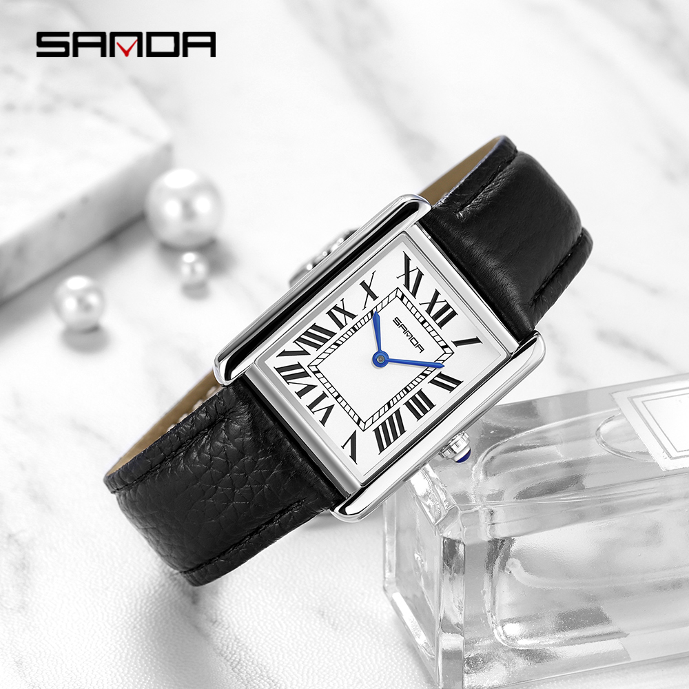 男性と女性のための長方形の腕時計,ユニセックスの高級時計,シ - Cartier Watch Tank のレビューと価格