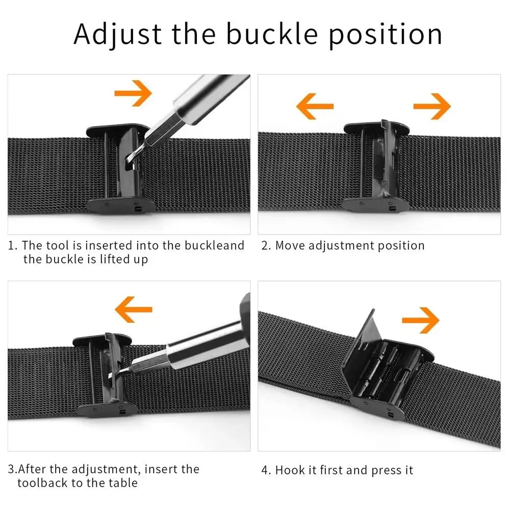 Fitbit Versa 4/Versa 3/Sense/S - Mesh Strap Metal のレビューと価格