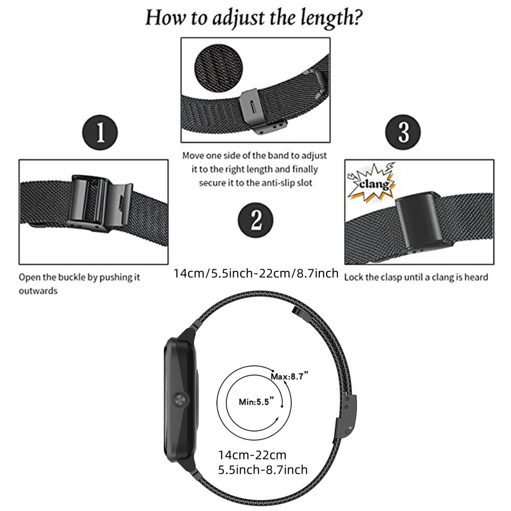 Fitbit Versa 4/Versa 3/Sense/S - Mesh Strap Metal のレビューと価格