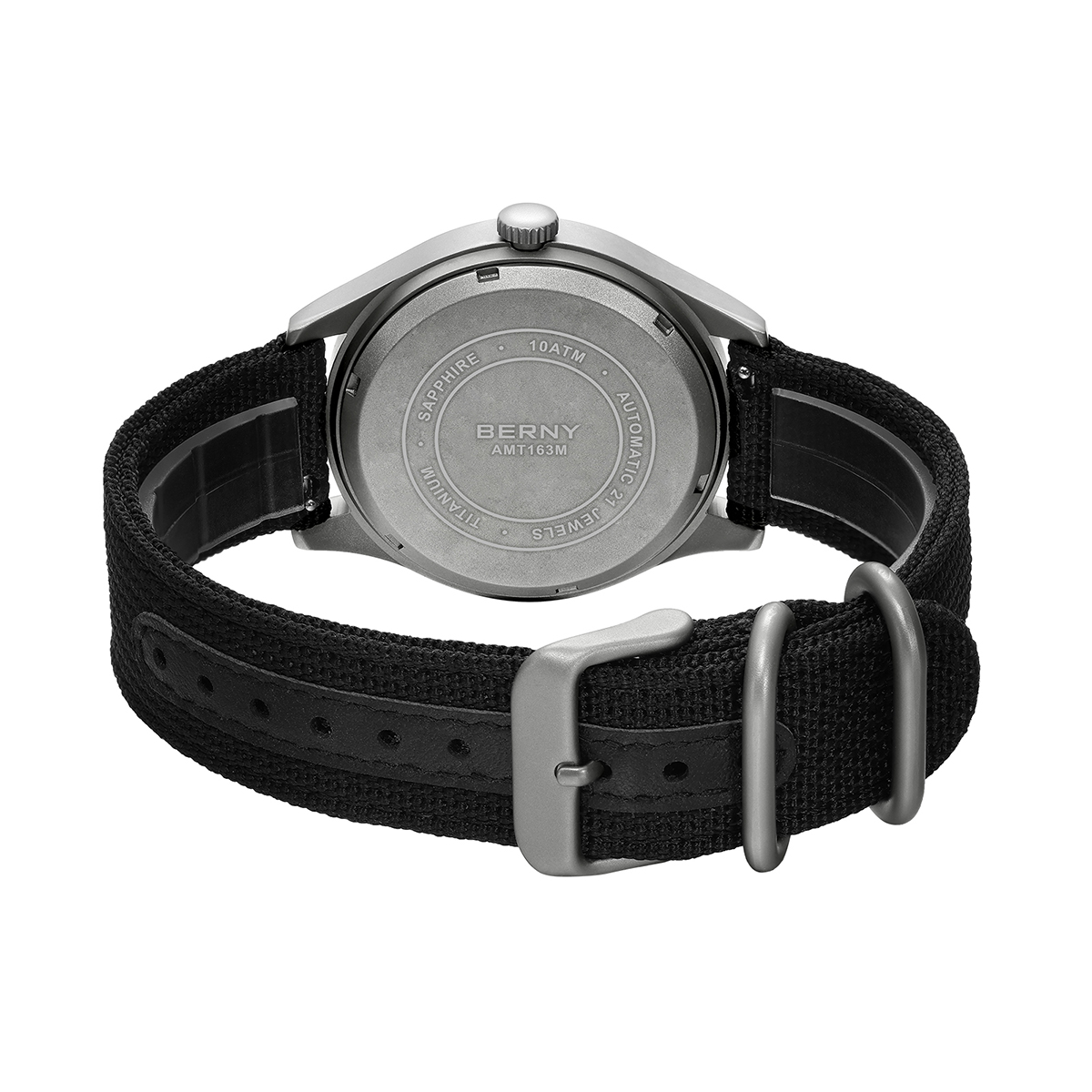 BERNY チタン自動巻きメンズフィールドウォッチ日付サファ - Seiko Watch Presage のレビューと価格
