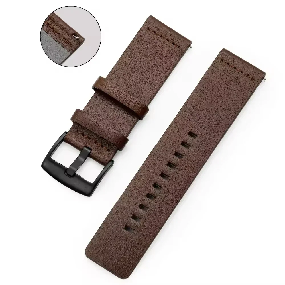20 ミリメートル 22 ミリメートル時計バンドクイックリリ - Leather Strap Quick Release のレビューと価格