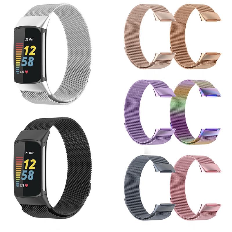 Fitbit Charge 5および6用のステンレススチール - Mesh Strap Metal のレビューと価格