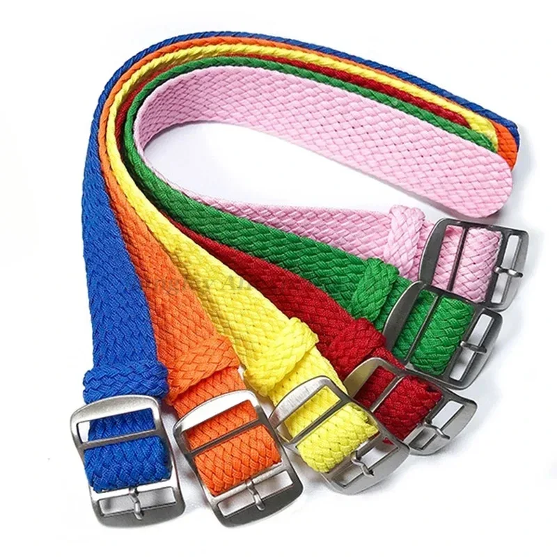 生地織ナイロン時計バンドリストバンド 14 ミリメートル 1 - Perlon Strap Woven のレビューと価格