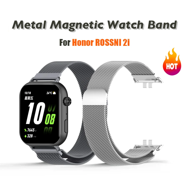 ステンレス鋼金属磁気ミラネーゼストラップバンド名誉の選択ロッ - Mesh Strap Metal のレビューと価格