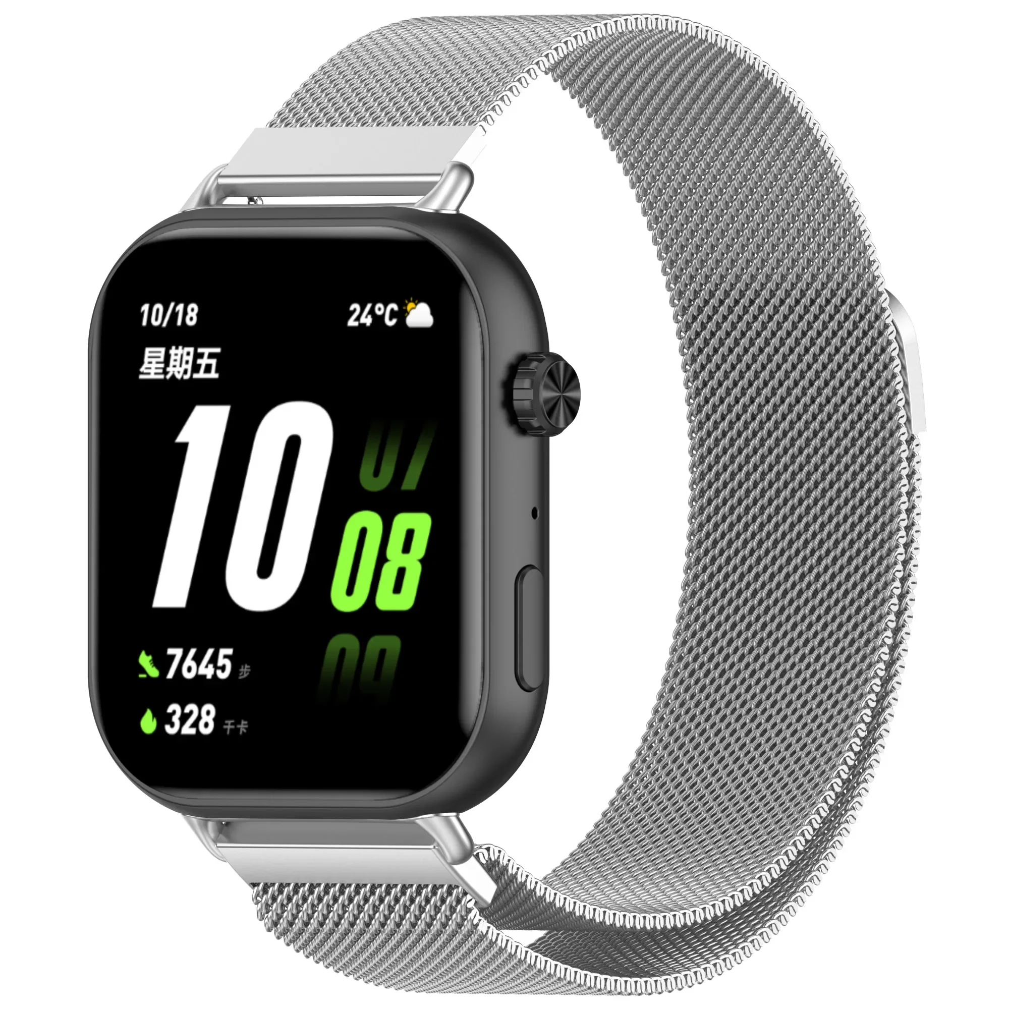 ステンレス鋼金属磁気ミラネーゼストラップバンド名誉の選択ロッ - Mesh Strap Metal のレビューと価格