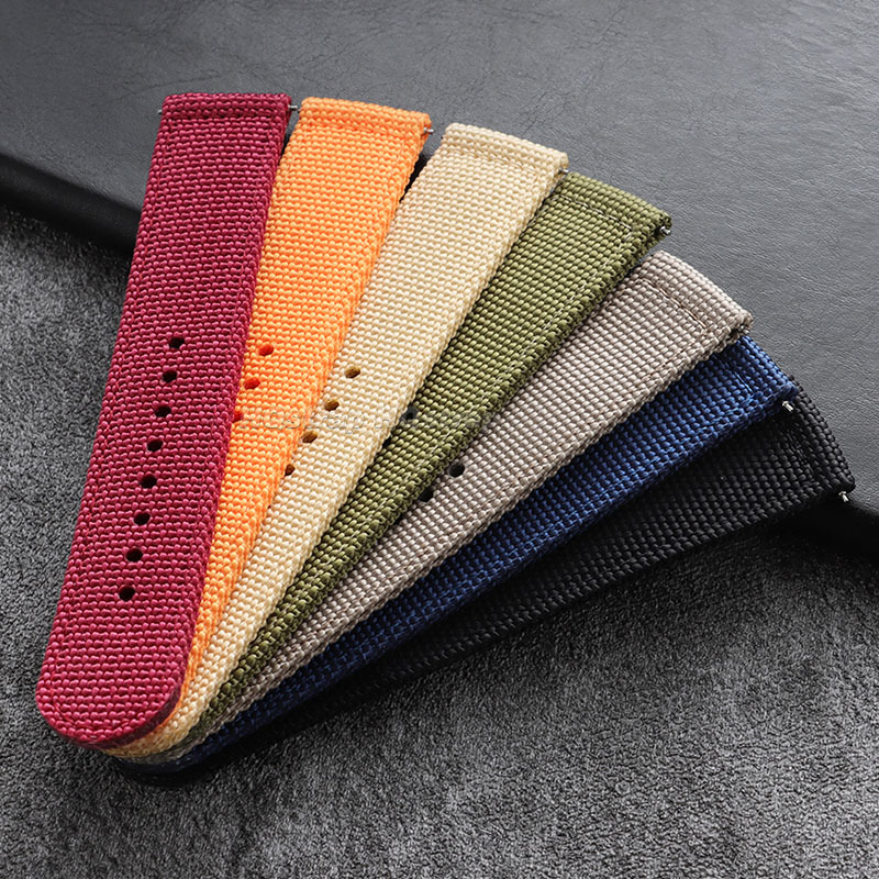 18 ミリメートル 20 ミリメートル 22 ミリメートル  - Canvas Strap Watch のレビューと価格