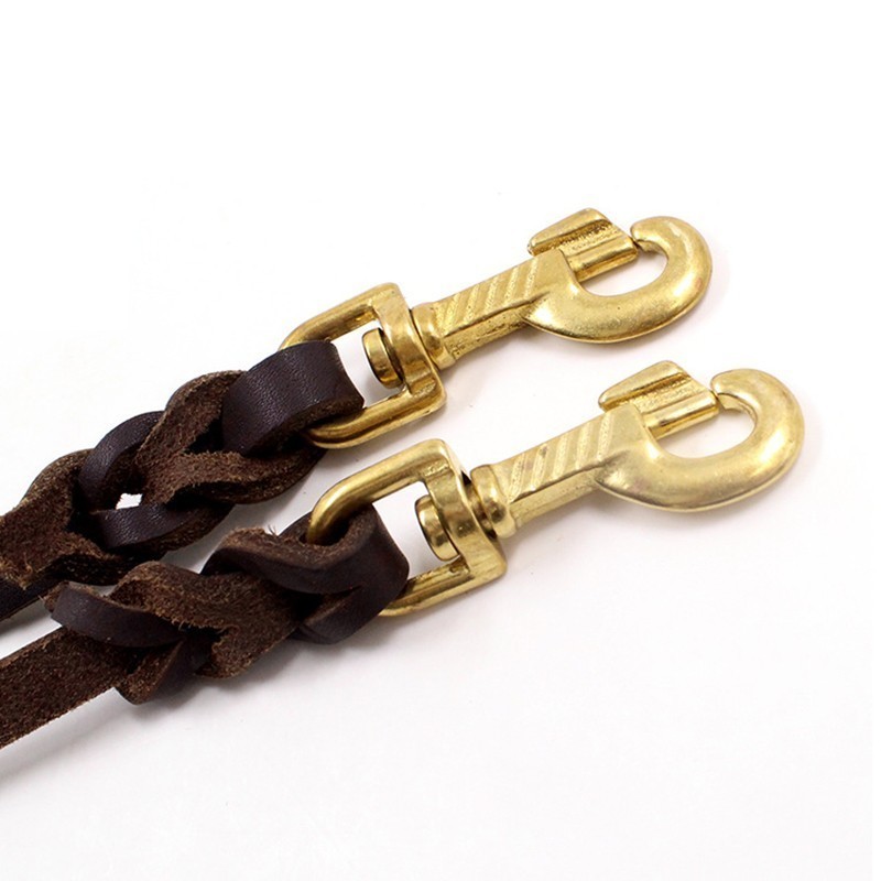 Benepaw-ペット用の手作りの牛革レザーの鎖,大型犬用の - Leather Strap Quick Release のレビューと価格