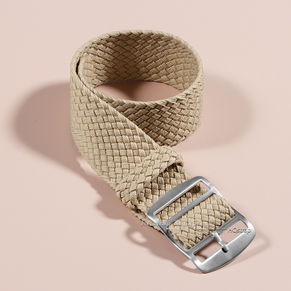 ナイロン織りキャンバス時計バンド 14mm 16mm 18m - Perlon Strap Woven のレビューと価格